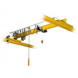 Кран мостовой однобалочный опорный однопролётный г/п 1 т пролет 16,5 м