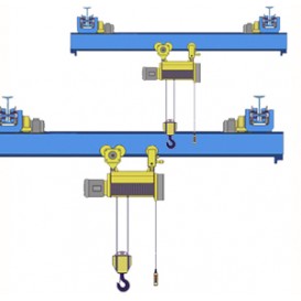 Кран мостовой однобалочный подвесной однопролётный г/п 5 т пролет 15,0 м